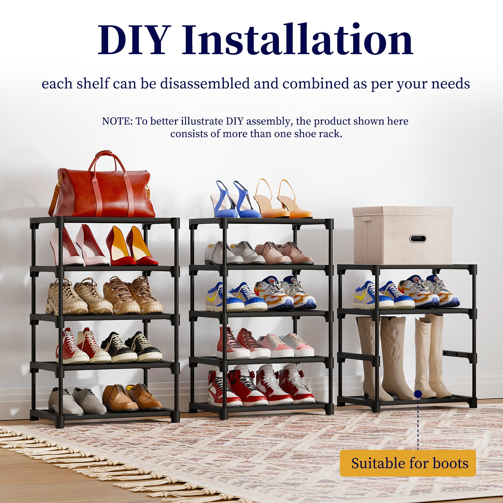 Sturdy discount shoe rack