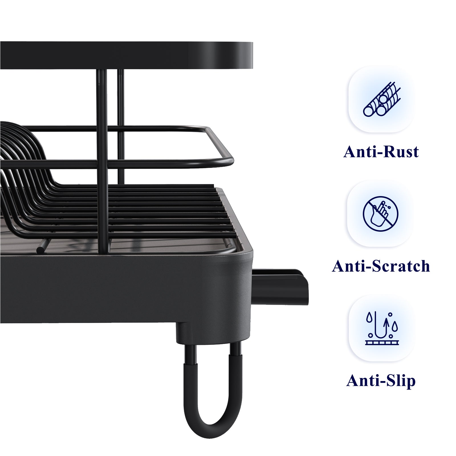 Kitsure Dish Drying Rack, Rustproof Dish Rack with Large Capacity for Dishes,  Pans, Glasses & Cutlery, Foldable & Compact Dish Drainer with Easy, On  Sale now!! -->