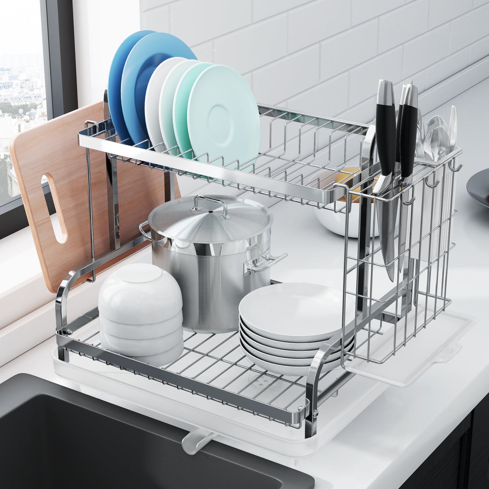 Kitsure Dish Drying Rack: The Must-Have Space-Saving Solution for