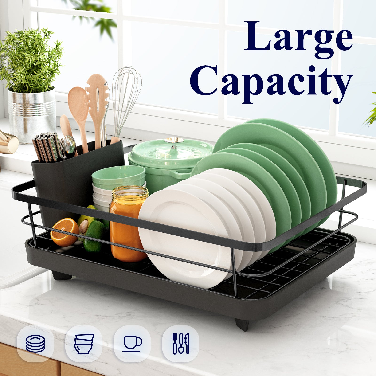 Tray rack for online kitchen