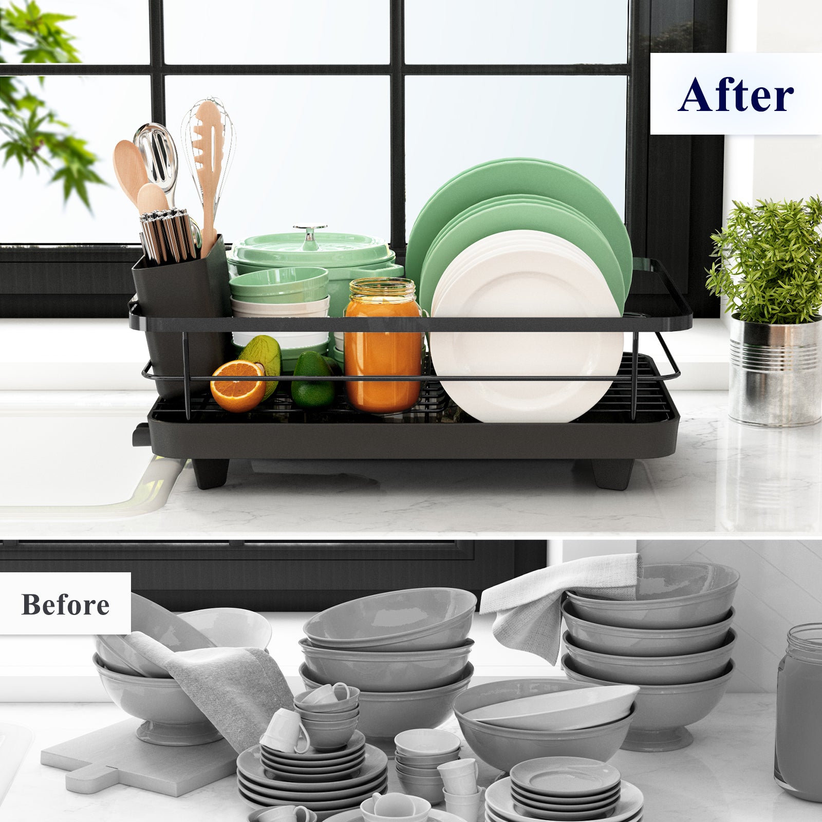 Kitsure Dish Drying Rack- … curated on LTK