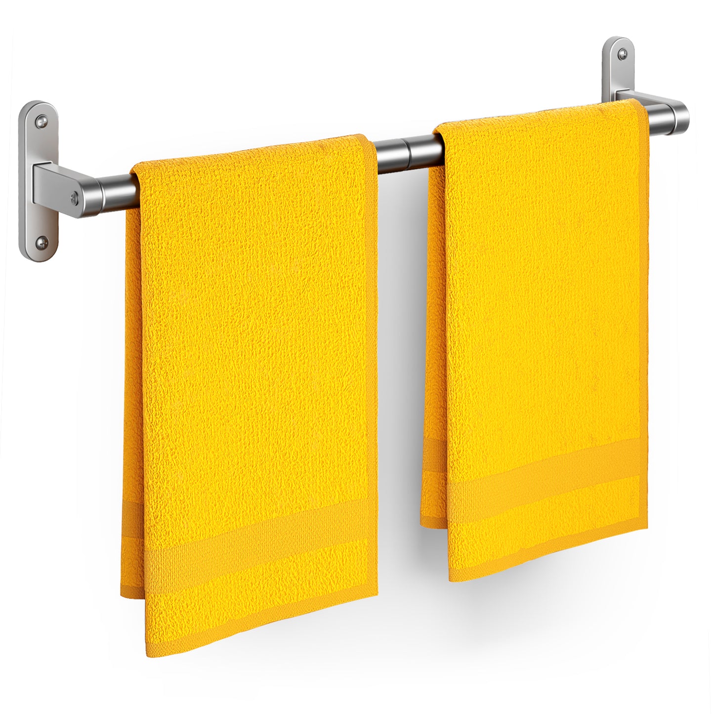 Towel Rack for Bathroom - 24" Rustproof Towel Holder