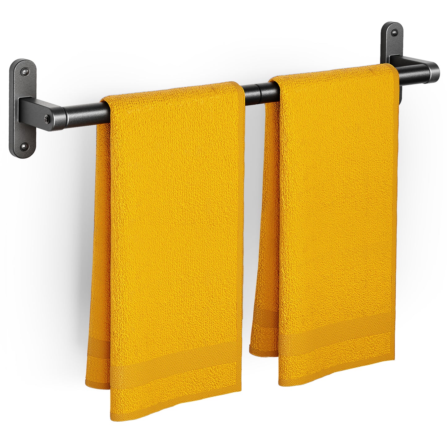 Towel Rack for Bathroom - 24" Rustproof Towel Holder