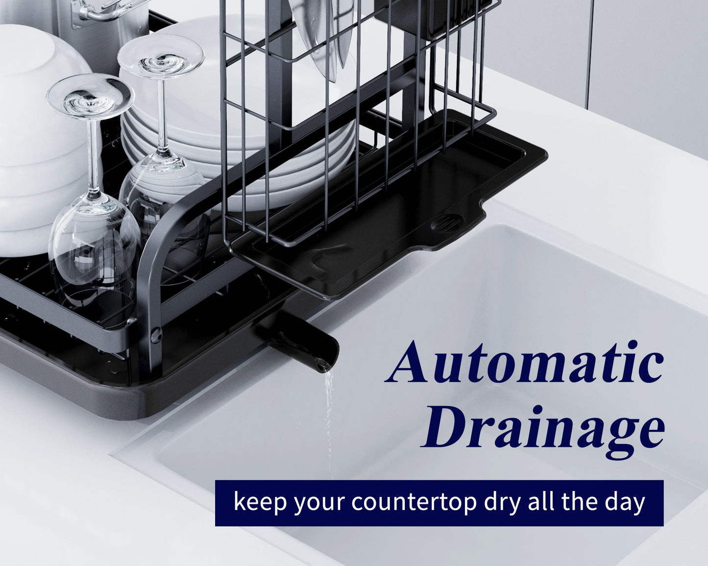 Save Counter Space And Use Your Dishwasher As A Drying Rack